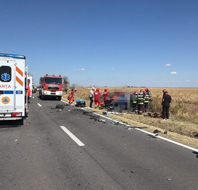 Accident mortal pe DN 65C, la Motoci