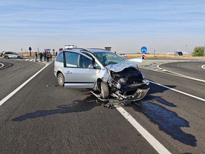 Accident pe E79, la Moțăței